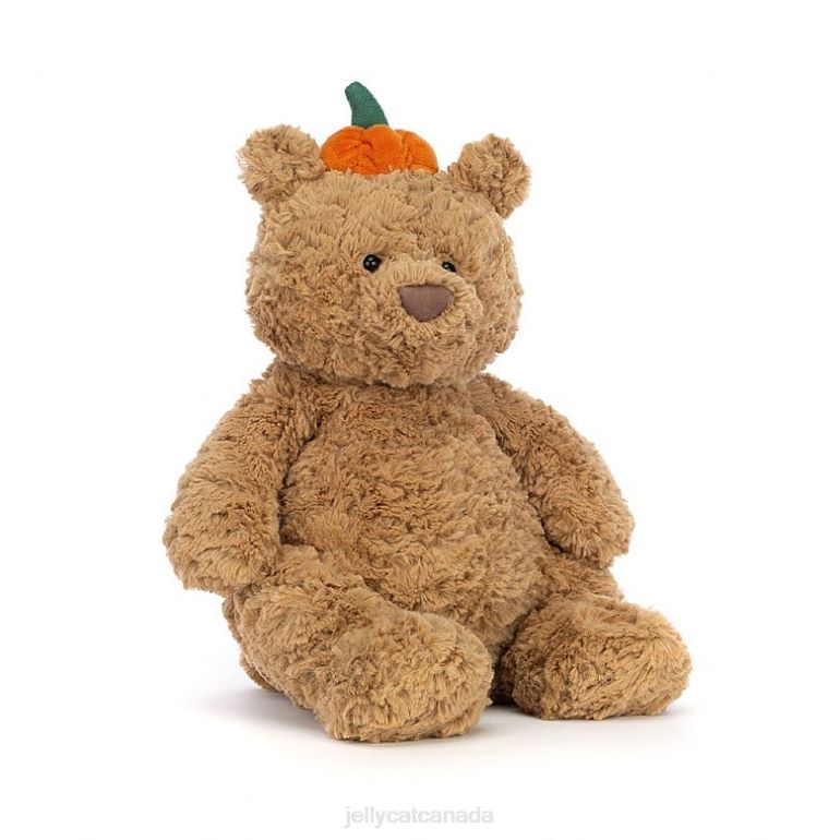 Jellycat Bartholomew Bear Pumpkin Brown BV0TH177 Toy