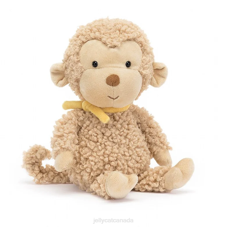 Jellycat Fuzzkin Monkey Brown BV0TH395 Toy