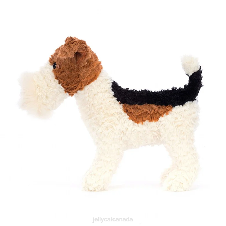 Jellycat Hector Fox Terrier Brown and White BV0TH351 Toy