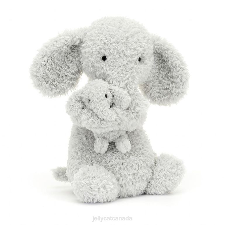 Jellycat Huddles Elephant Grey BV0TH349 Toy