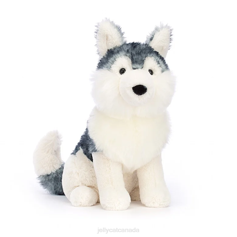 Jellycat Jackson Husky Grey and White BV0TH632 Toy