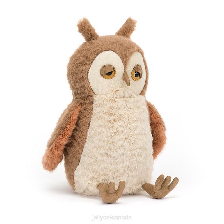 Jellycat Oakley Owl Brown and White BV0TH372 Toy