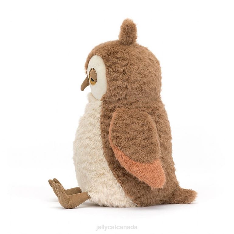 Jellycat Oakley Owl Brown and White BV0TH372 Toy