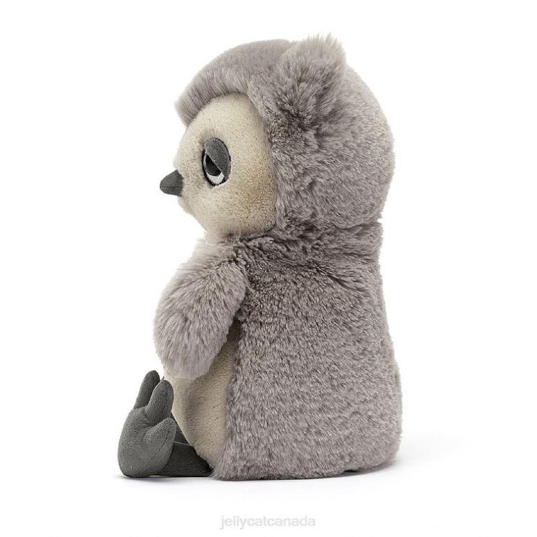 Jellycat Snoozling Owl Grey and White BV0TH494 Toy