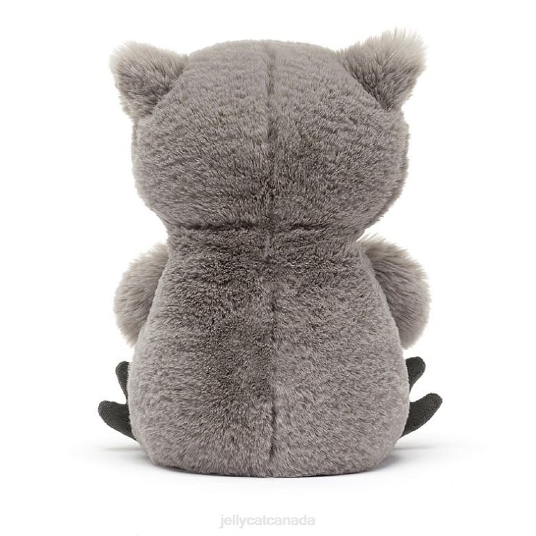 Jellycat Snoozling Owl Grey and White BV0TH494 Toy