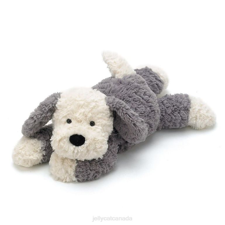 Jellycat Tumblie Sheep Dog Grey and White BV0TH571 Toy